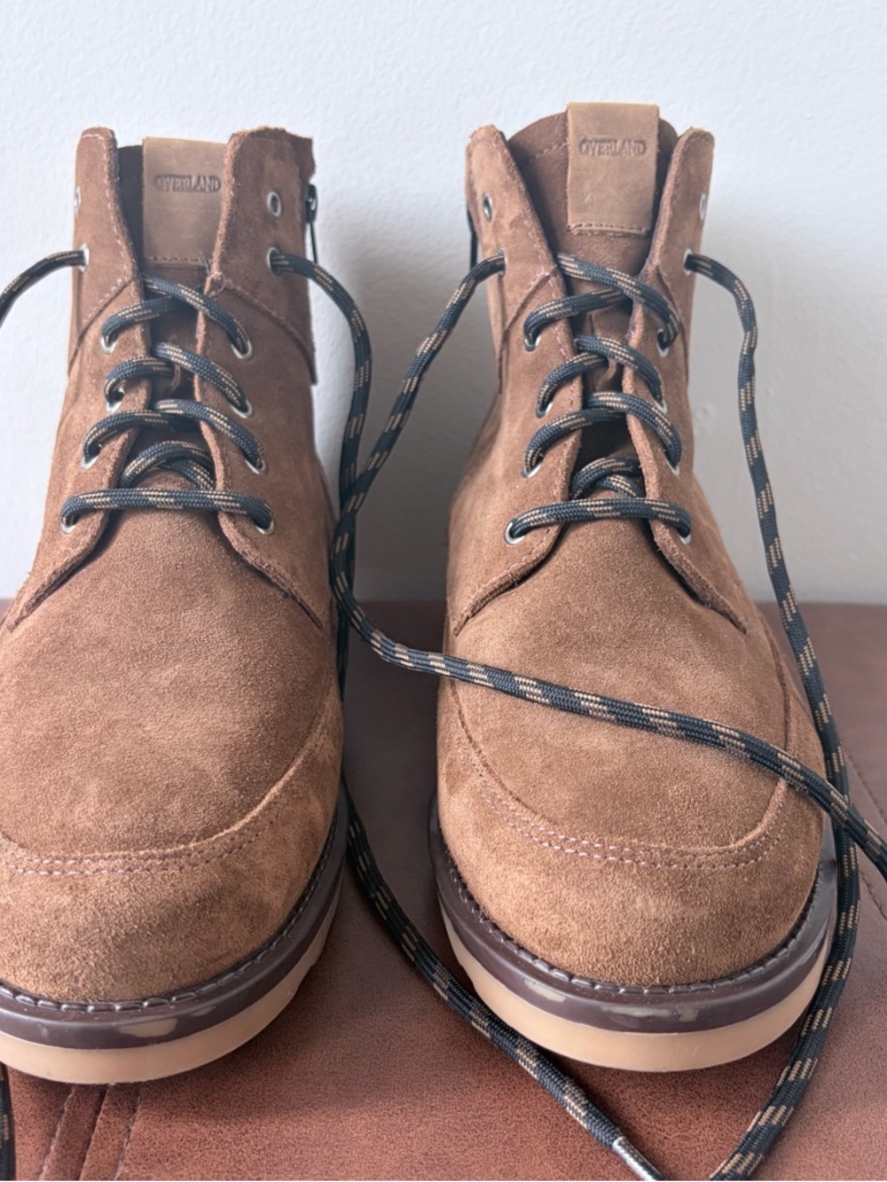 Overland Sheepskin Suede Shearling Boots Canada 10 - Picture 8 of 10